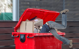 dumpster diving security breach