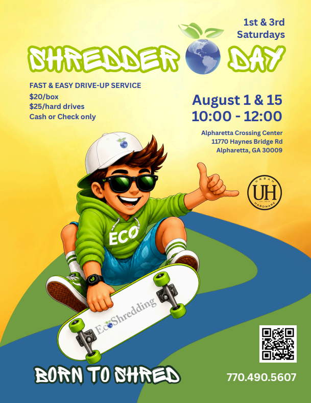 Shredder Day Flyer August 2026
